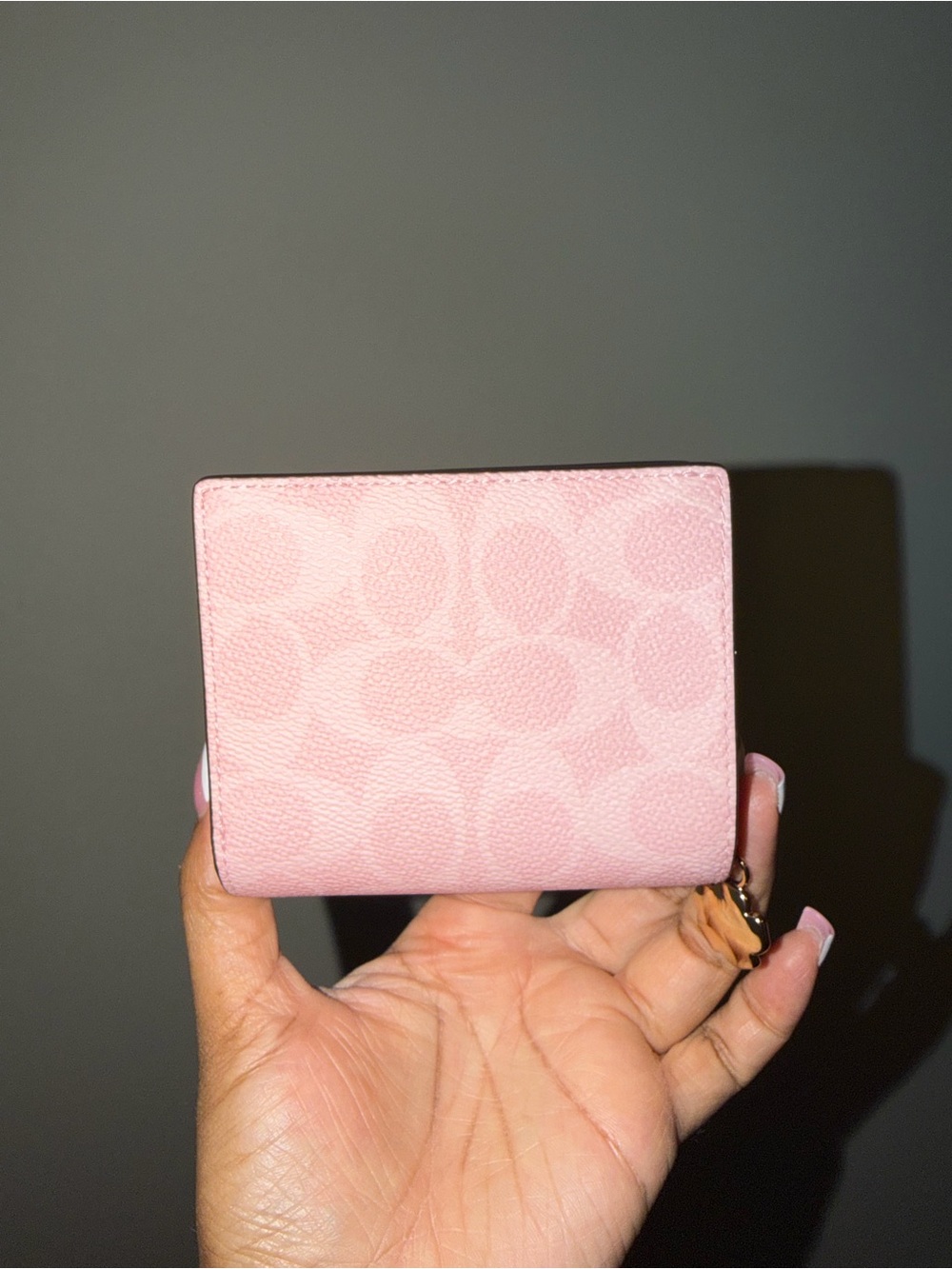 Coach Powder Pink Snap Wallet - Picture 3 of 6